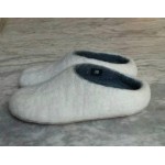 White-grey Boutique Slipper 